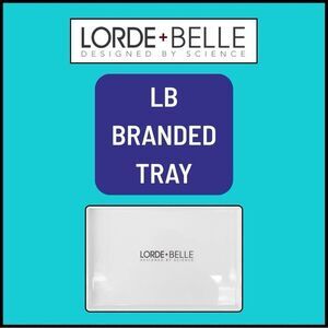 NWOT Lorde + Belle LB Branded TRAY - skincare & makeup display/storage -MSRP $29